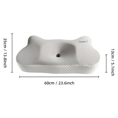 Contour Memory Foam Pillow - Neck Pain Relief