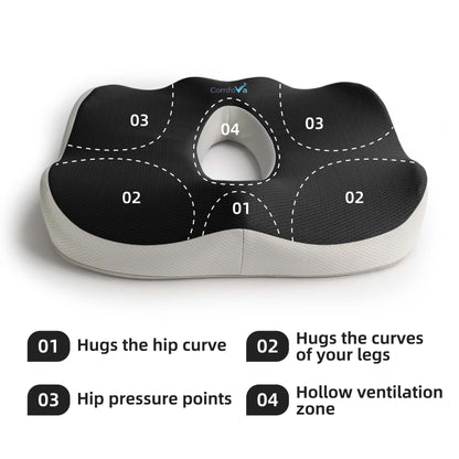 ComfoVa Memory Foam Seat Cushion
