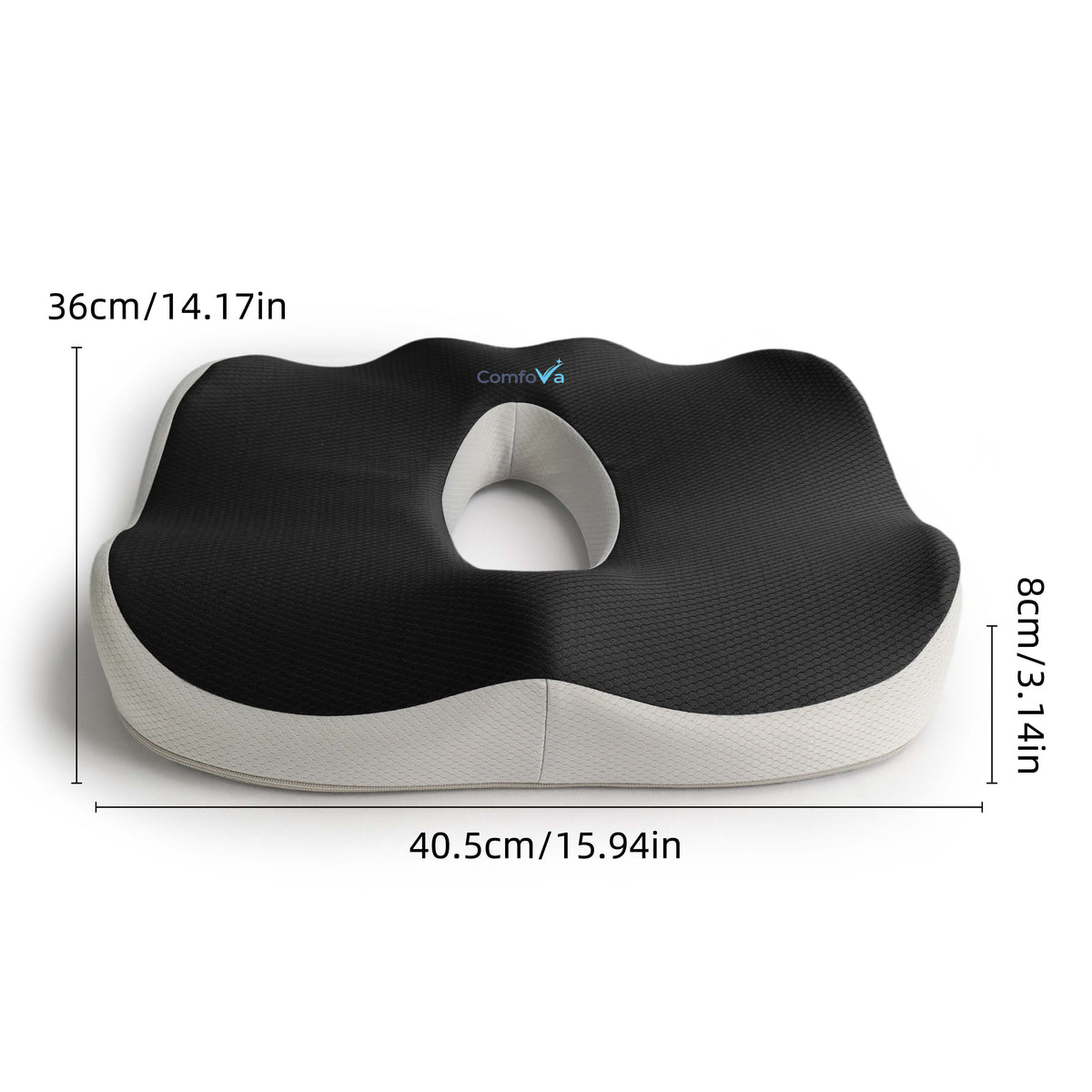 ComfoVa Memory Foam Seat Cushion